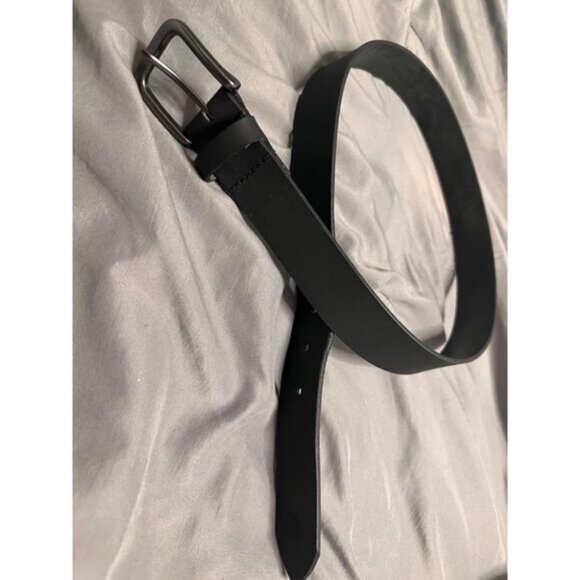 🆕Timberland Men's Black 35mm Classic Buckle Jean Leather Belts - Picture 1 of 5